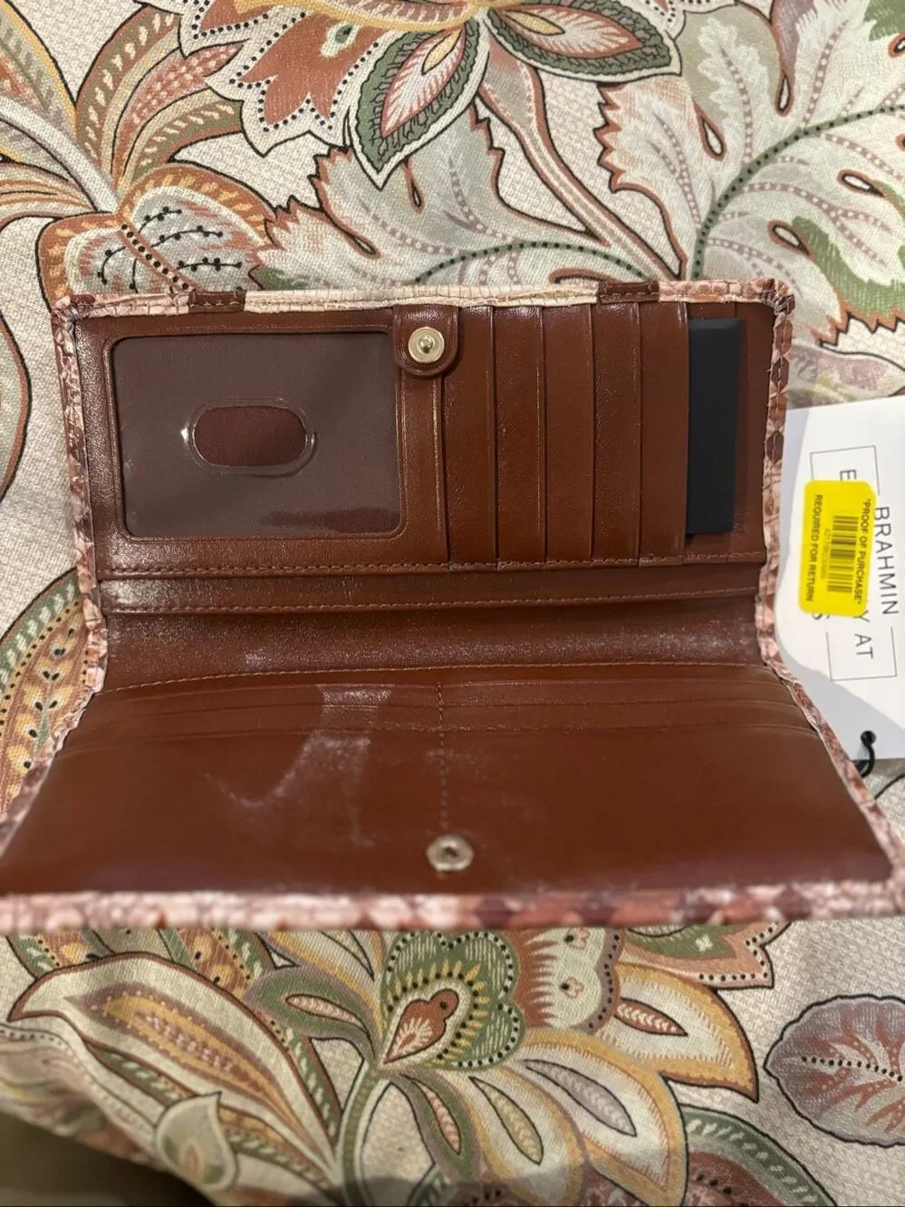 NWT Brahmin Andalusia Collection Ady Wallet
